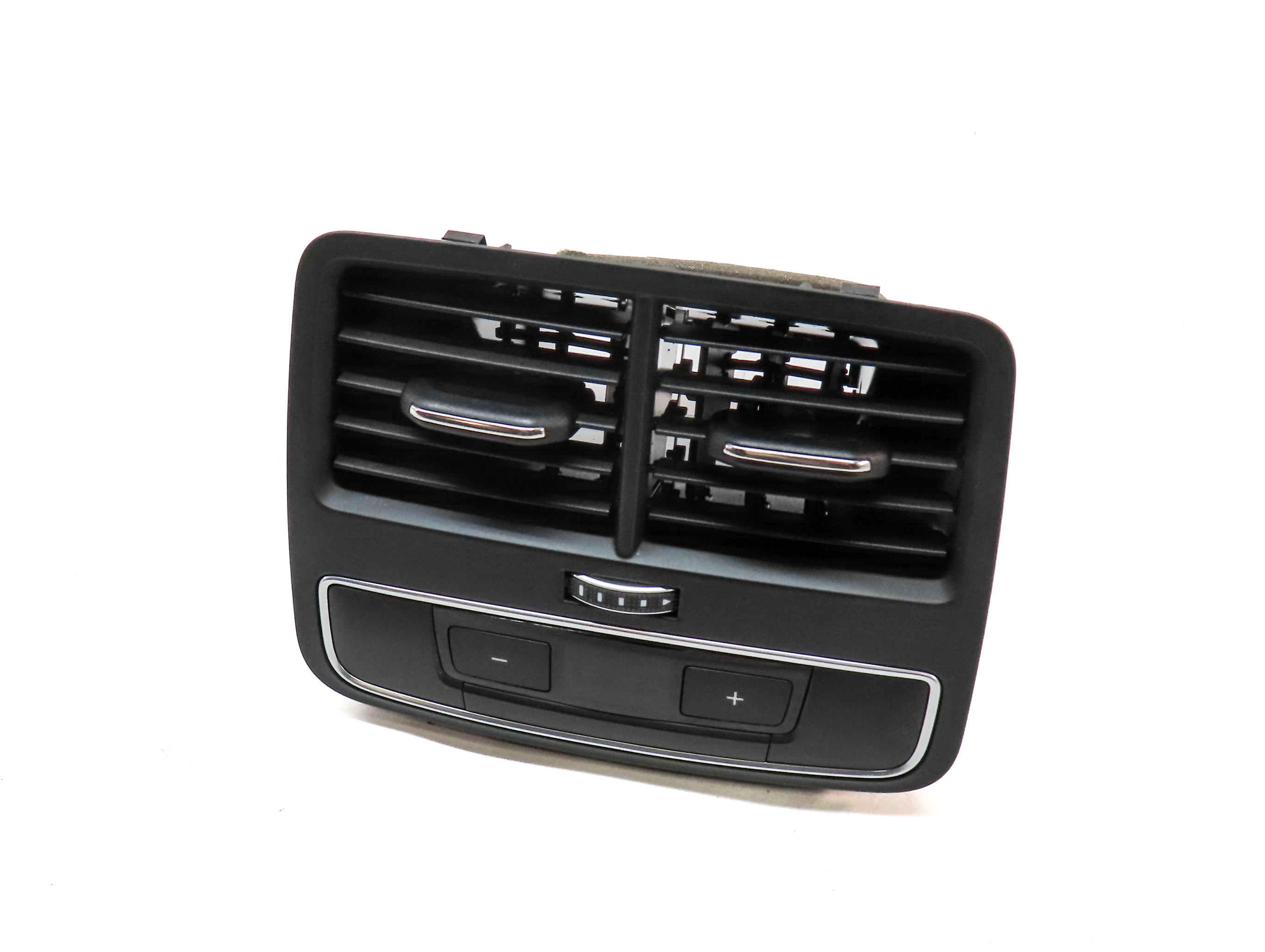 2018 AUDI A4 (B9 8W) REAR CENTER CONSOLE HEAT AIR AC HVAC VENT (BLACK) — exact item pictured